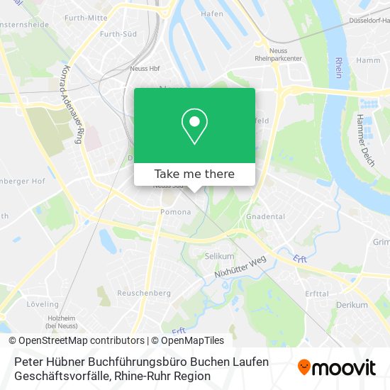 Peter Hübner Buchführungsbüro Buchen Laufen Geschäftsvorfälle map