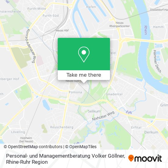 Personal- und Managementberatung Volker Göllner map