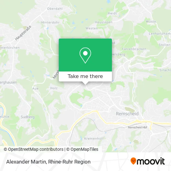 Карта Alexander Martin