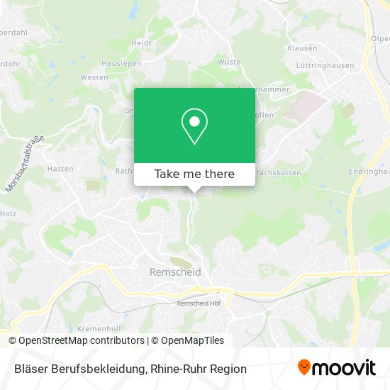 Bläser Berufsbekleidung map