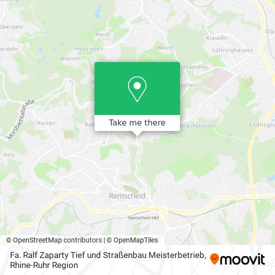 Fa. Ralf Zaparty Tief und Straßenbau Meisterbetrieb map