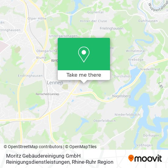 Moritz Gebäudereinigung GmbH Reinigungsdienstleistungen map