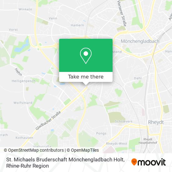 St. Michaels Bruderschaft Mönchengladbach Holt map