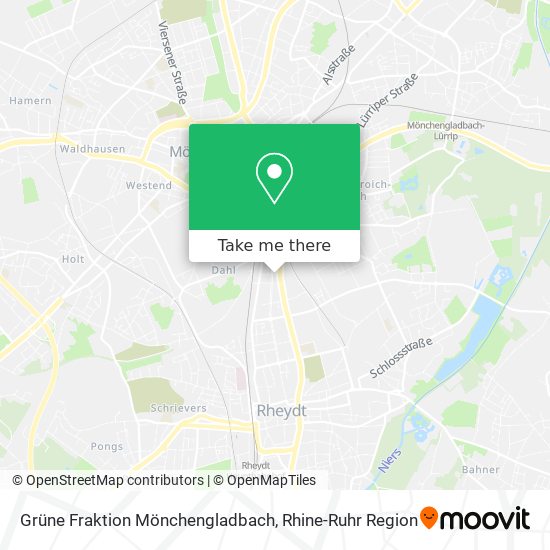 Grüne Fraktion Mönchengladbach map