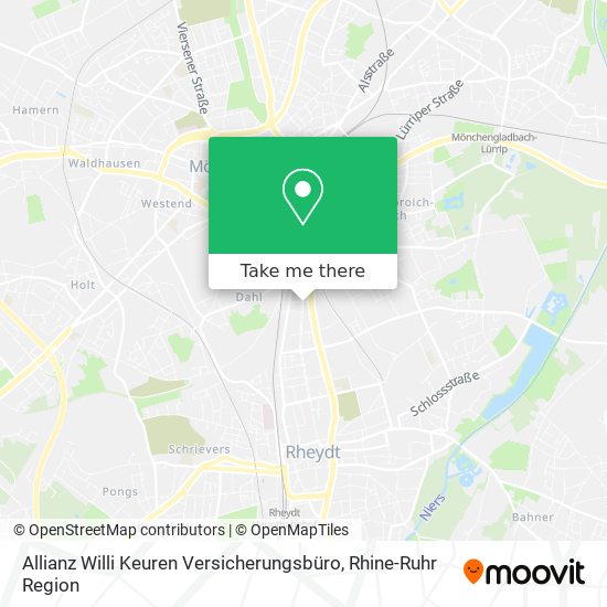 Allianz Willi Keuren Versicherungsbüro map