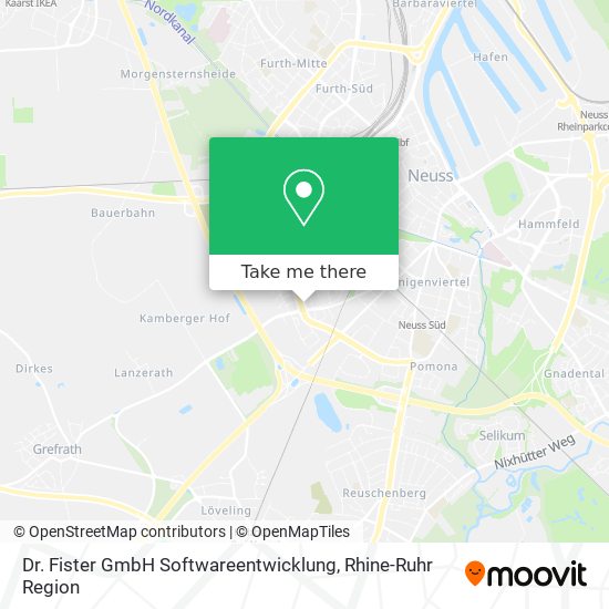 Dr. Fister GmbH Softwareentwicklung map