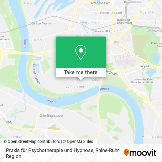 Карта Praxis für Psychotherapie und Hypnose