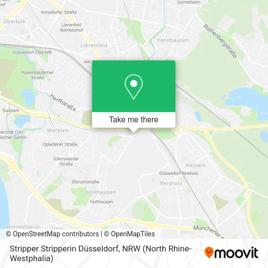 Карта Stripper Stripperin Düsseldorf