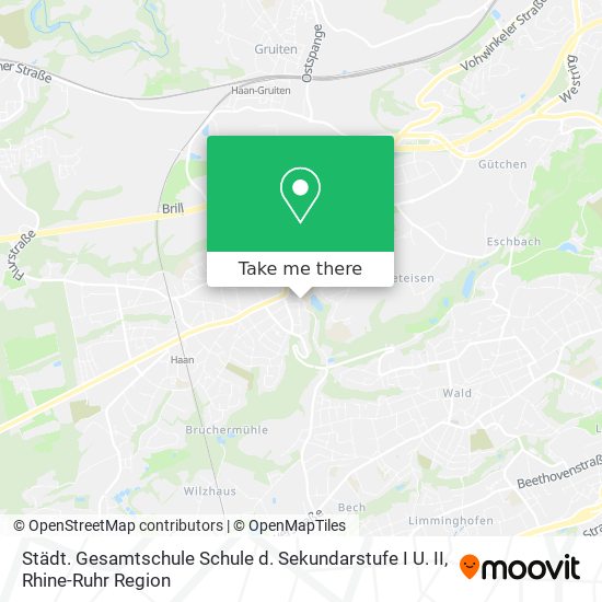 Städt. Gesamtschule Schule d. Sekundarstufe I U. II map
