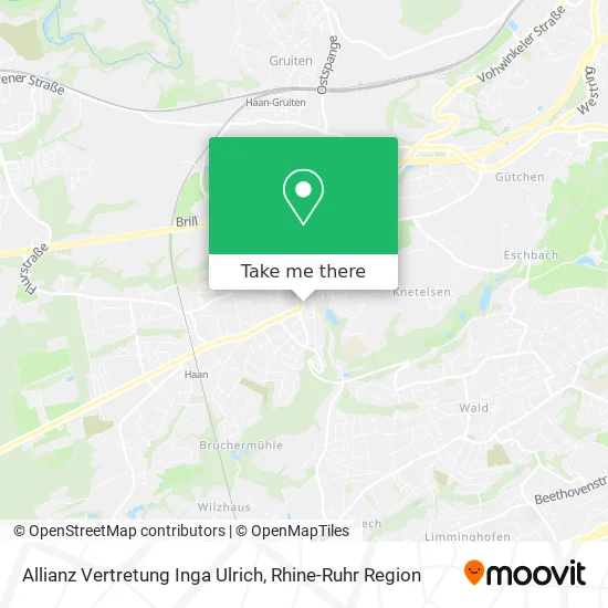 Карта Allianz Vertretung Inga Ulrich