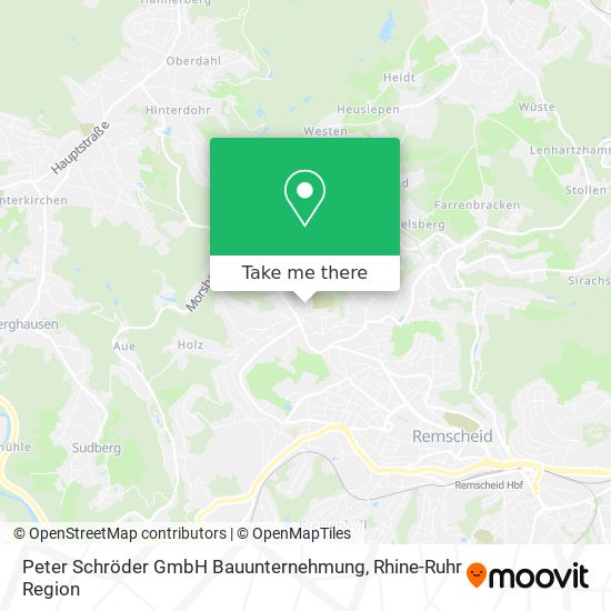 Peter Schröder GmbH Bauunternehmung map