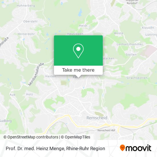 Prof. Dr. med. Heinz Menge map