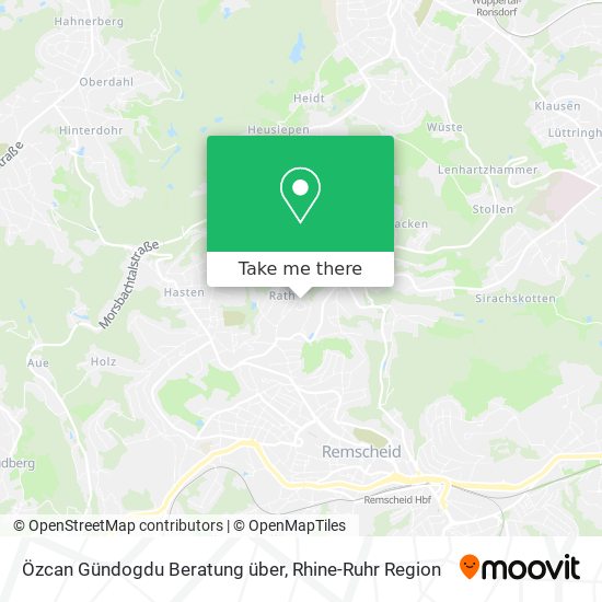 Özcan Gündogdu Beratung über map