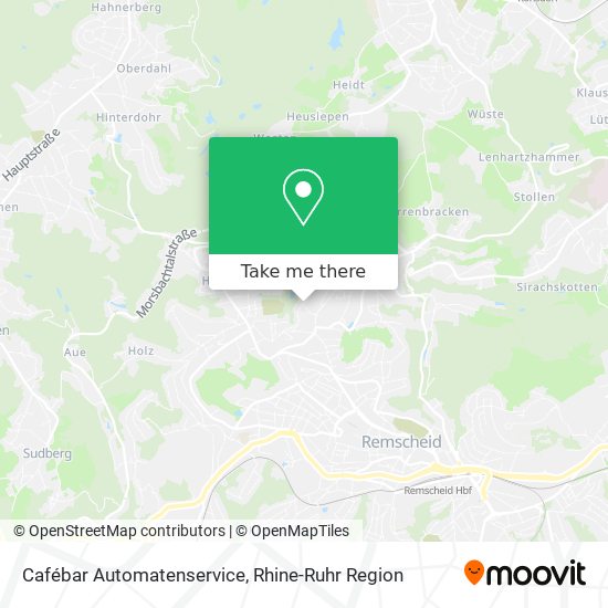 Cafébar Automatenservice map