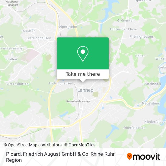 Picard, Friedrich August GmbH & Co map