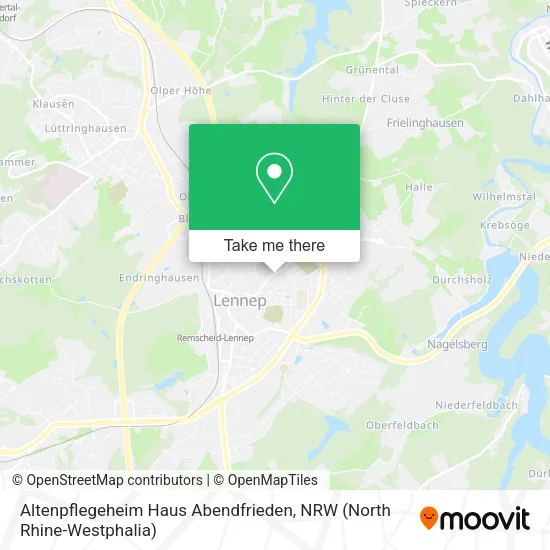 Карта Altenpflegeheim Haus Abendfrieden