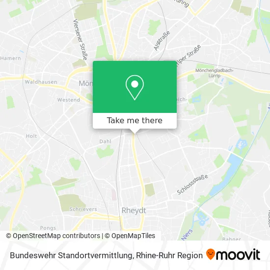 Карта Bundeswehr Standortvermittlung