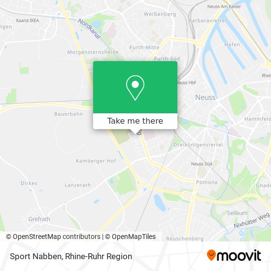 Sport Nabben map