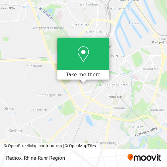 Radiox map