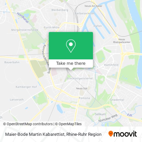Maier-Bode Martin Kabarettist map