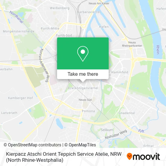 Карта Kierpacz Atschi Orient Teppich Service Atelie