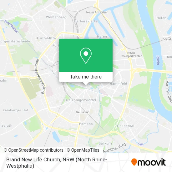 Brand New Life Church map