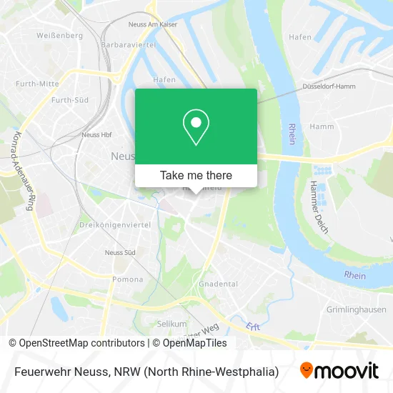 Feuerwehr Neuss map