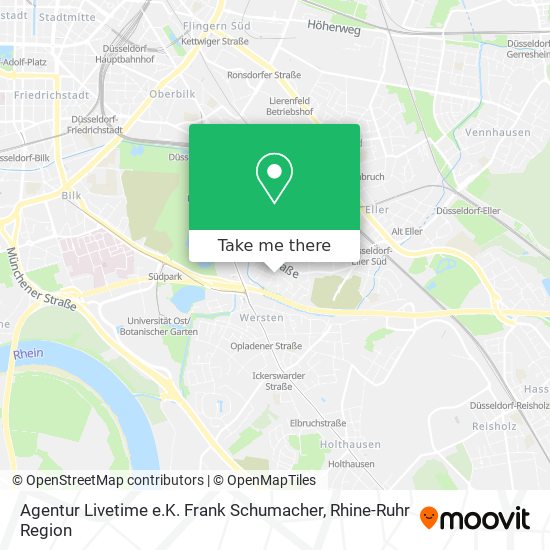 Agentur Livetime e.K. Frank Schumacher map