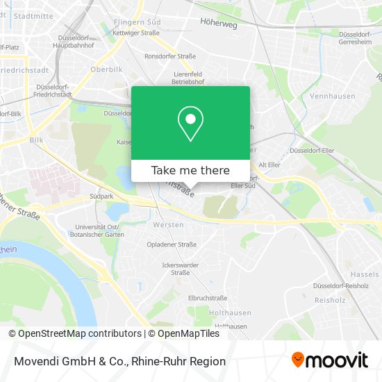 Movendi GmbH & Co. map