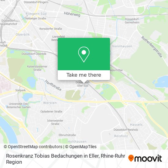 Rosenkranz Tobias Bedachungen in Eller map