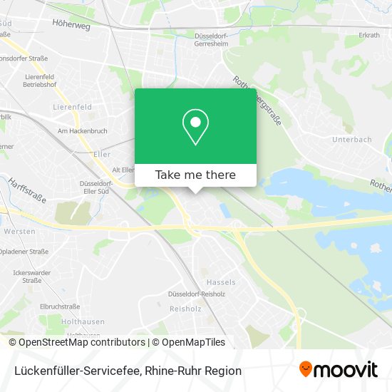 Lückenfüller-Servicefee map