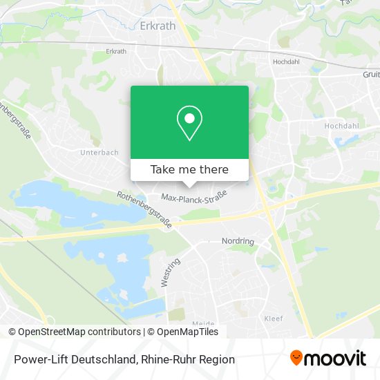 Power-Lift Deutschland map