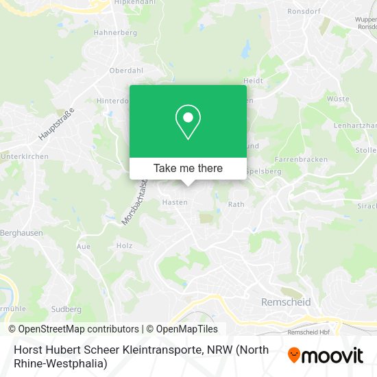 Карта Horst Hubert Scheer Kleintransporte