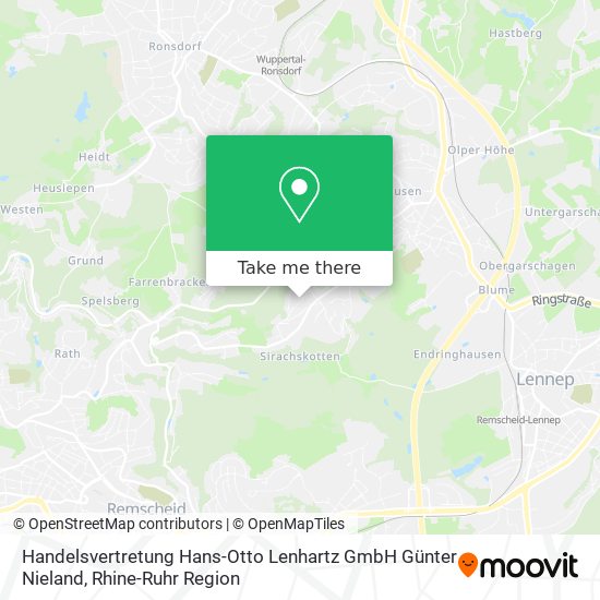 Handelsvertretung Hans-Otto Lenhartz GmbH Günter Nieland map