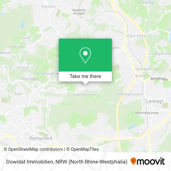 Dowidat Immobilien map