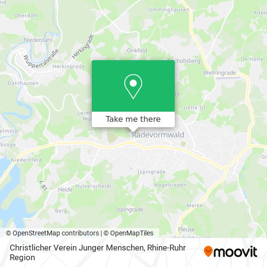 Christlicher Verein Junger Menschen map