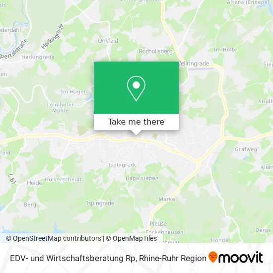 Карта EDV- und Wirtschaftsberatung Rp