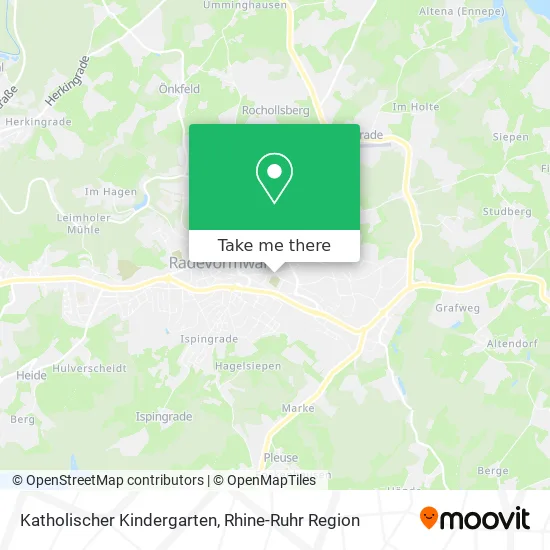 Katholischer Kindergarten map