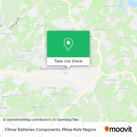 Filmar Batteries Components map