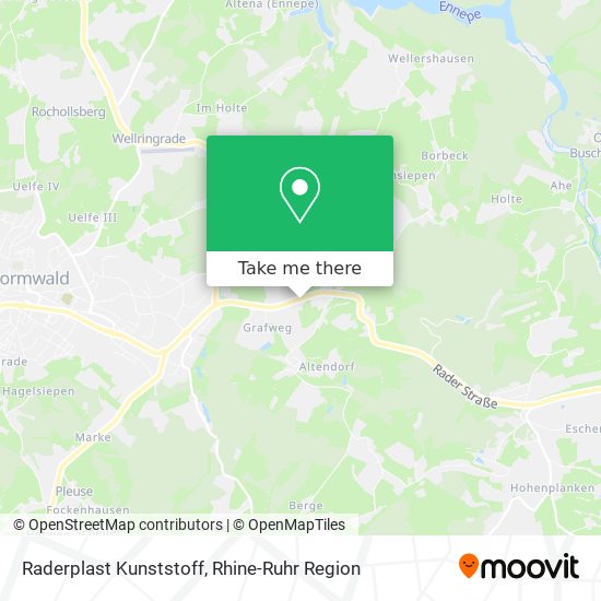 Raderplast Kunststoff map