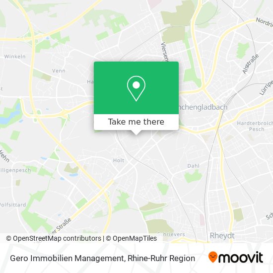 Gero Immobilien Management map