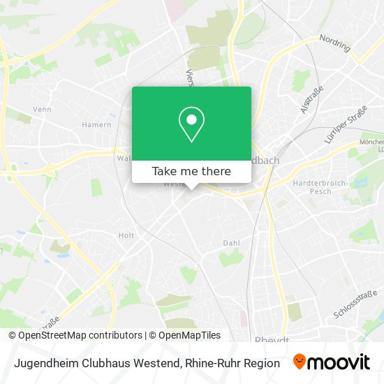 Jugendheim Clubhaus Westend map