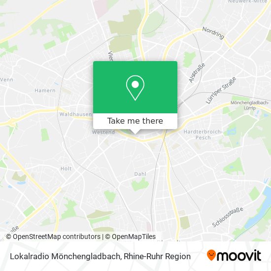 Lokalradio Mönchengladbach map