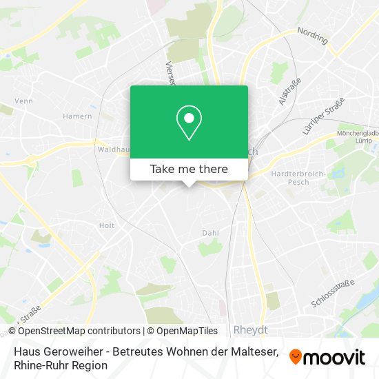 Карта Haus Geroweiher - Betreutes Wohnen der Malteser