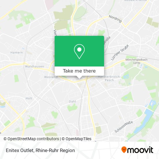 Enitex Outlet map