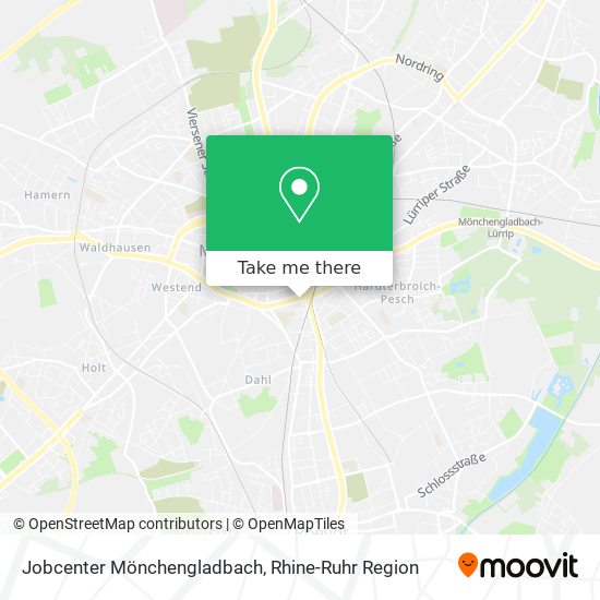 Jobcenter Mönchengladbach map