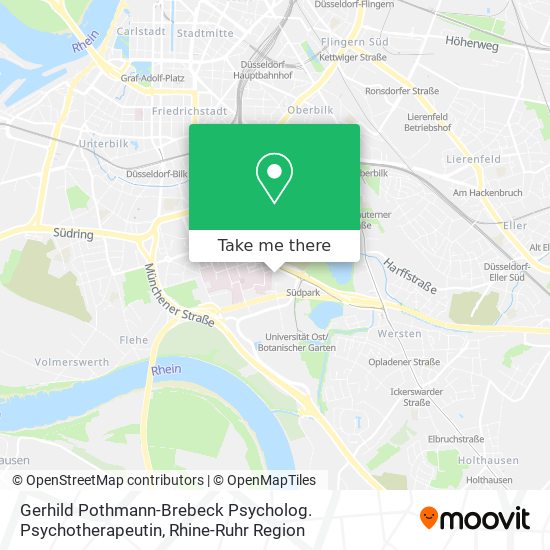Gerhild Pothmann-Brebeck Psycholog. Psychotherapeutin map