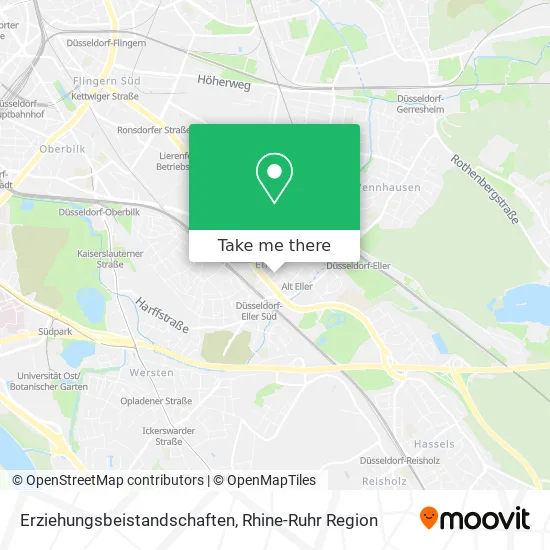 Карта Erziehungsbeistandschaften