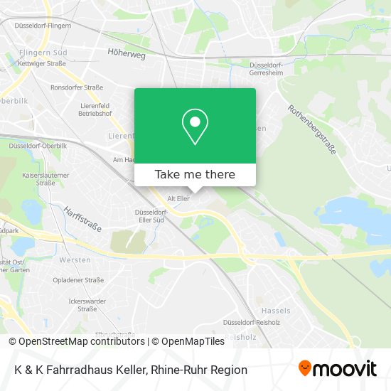 Карта K & K Fahrradhaus Keller