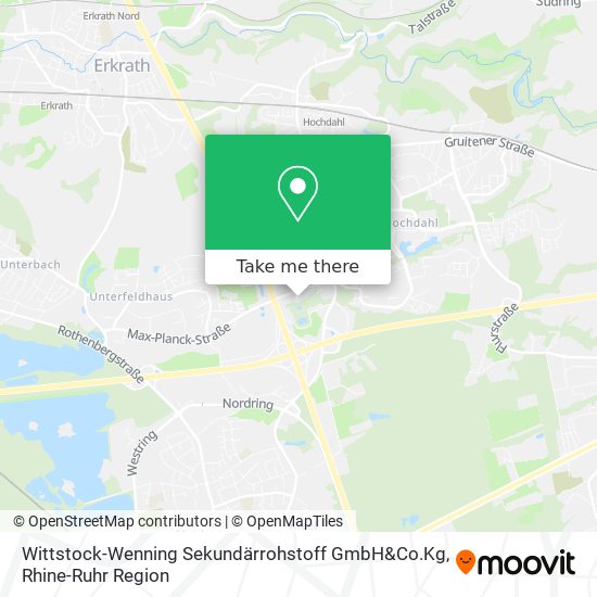Wittstock-Wenning Sekundärrohstoff GmbH&Co.Kg map